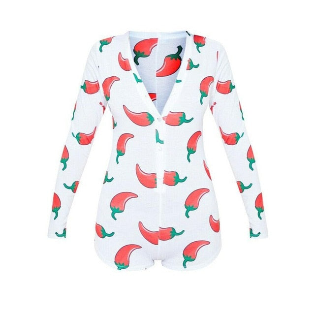 Sexy Women Bodysuit Long Sleeve Deep V Neck Bodycon Stretch Leotard Crop Tops Button Short Romper Pajamas Women Onesies Jumpsuit